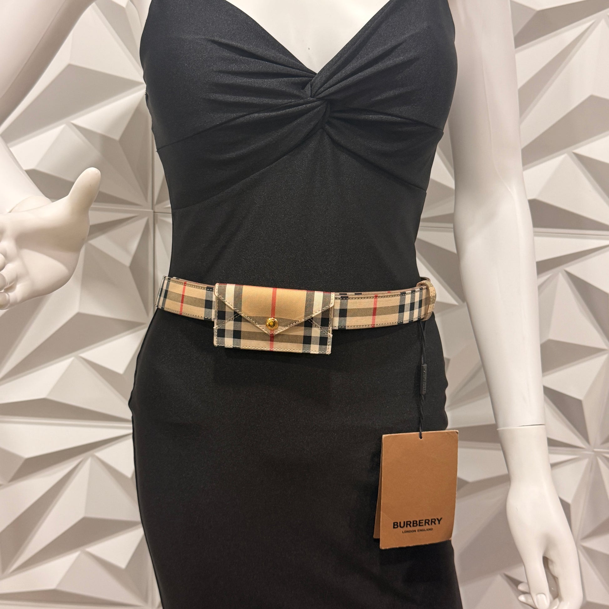 Burberry Vintage Check Belt