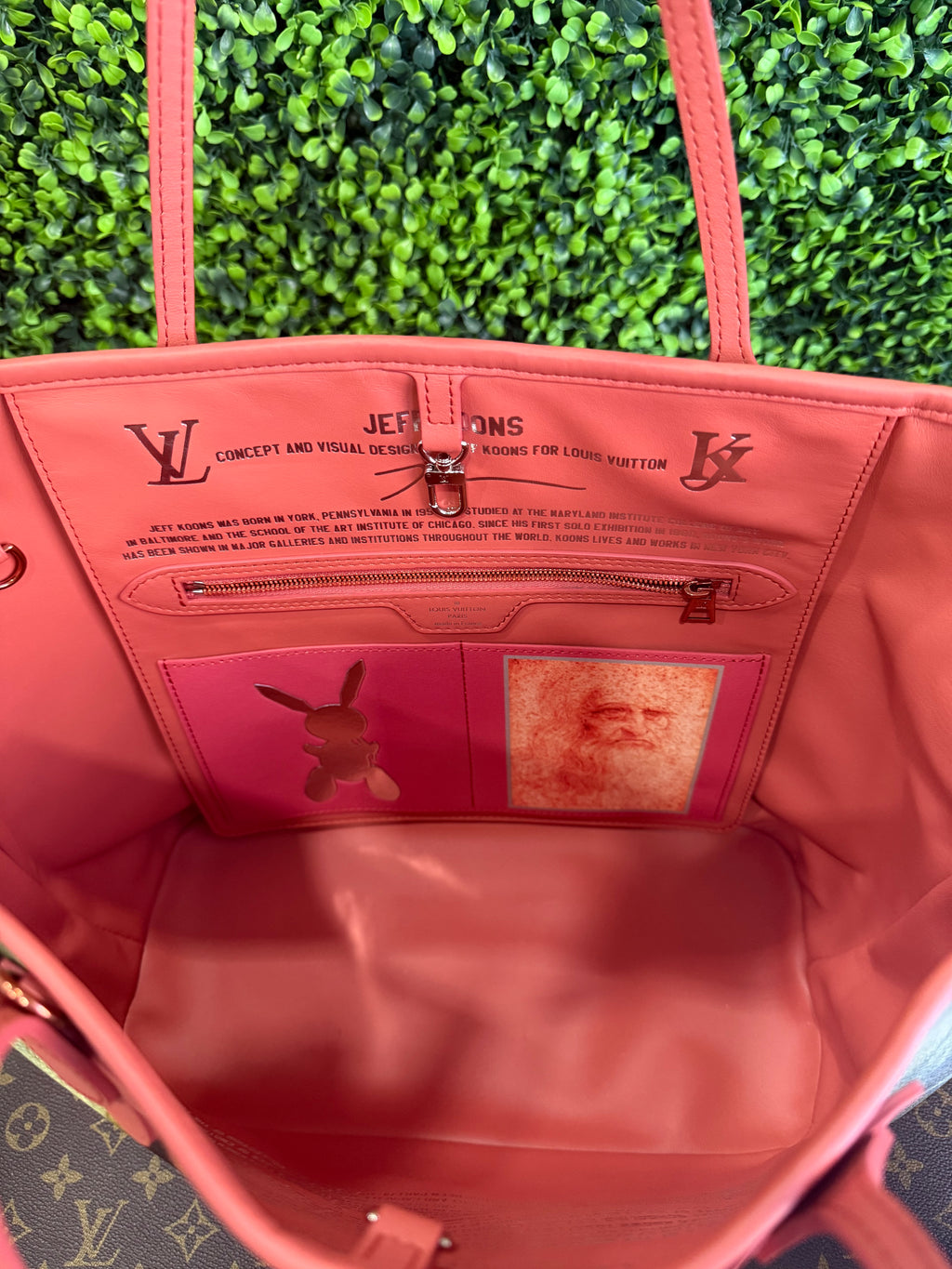 Louis Vuitton x Jeff Koons DaVinci Neverfull