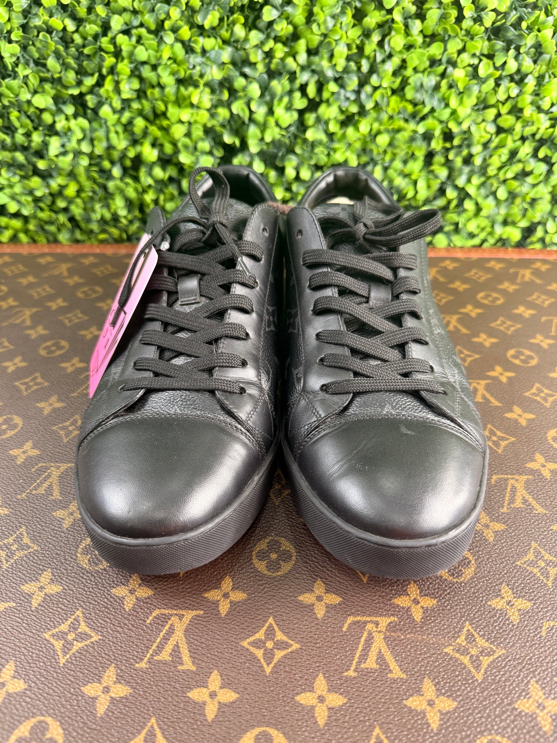 Louis Vuitton Monogram Eclipse Low Top Black Sneakers