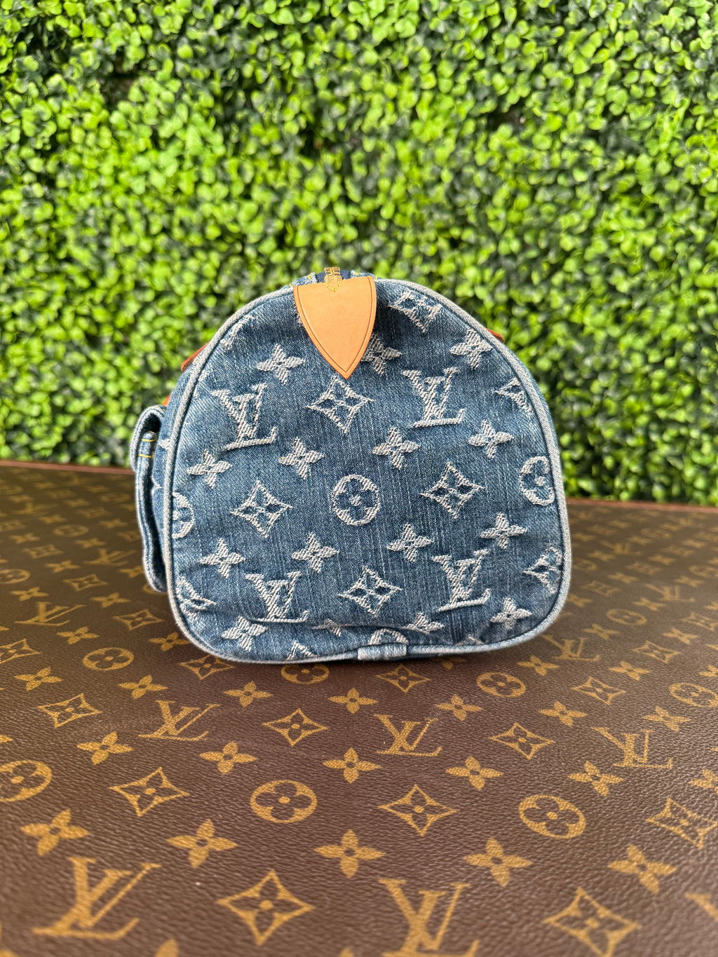 Louis Vuitton Speedy Monogram Denim Blue