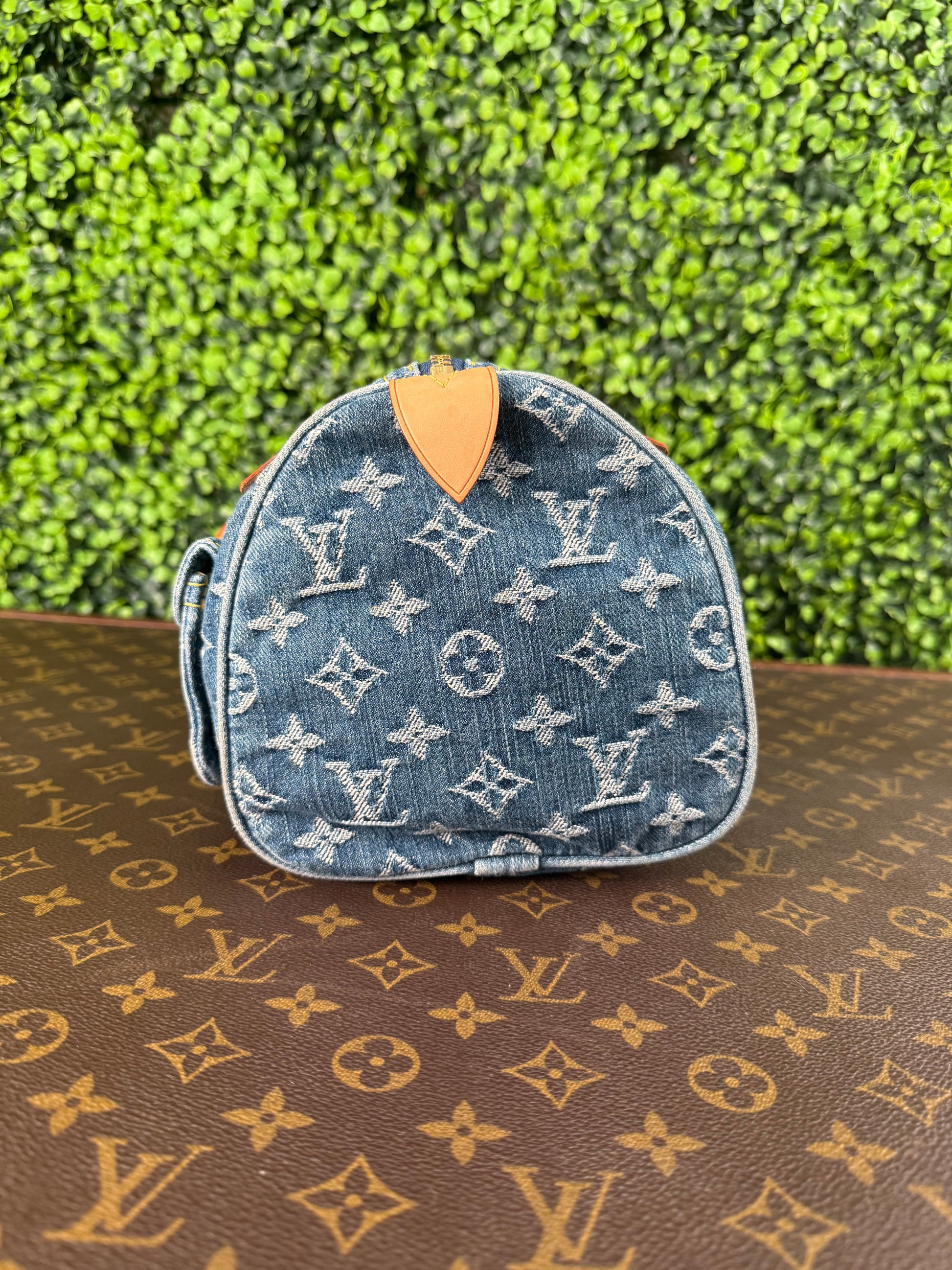 Louis Vuitton Speedy Monogram Denim Blue