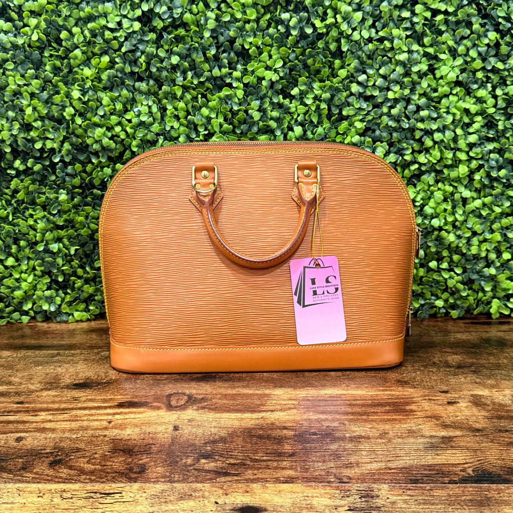 Louis Vuitton Tan Alma PM Epi