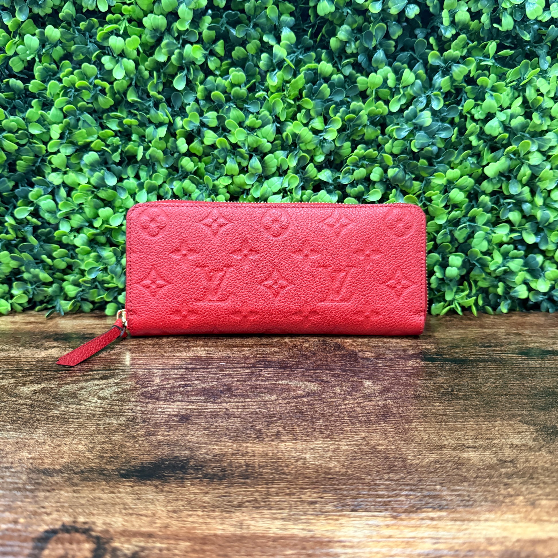 Louis Vuitton Monogram Red Empreinte Wallet
