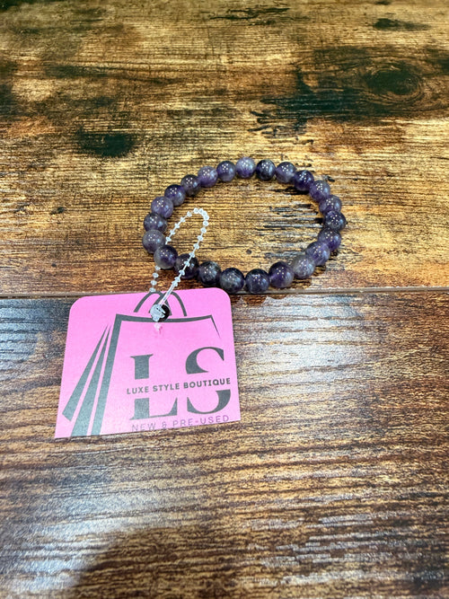 Amethyst Stretch Bracelet 8mm