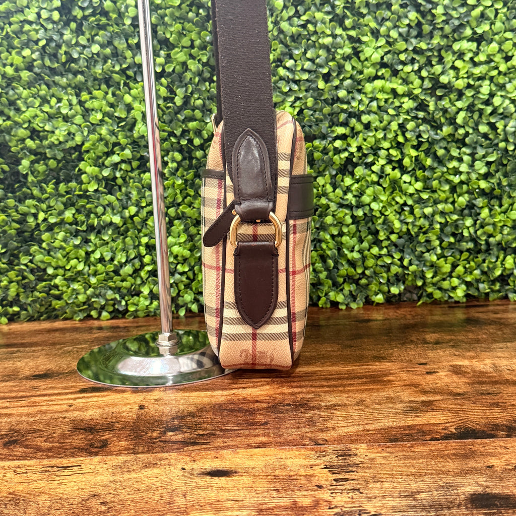 Burberry Haymarket Check Canvas Bag