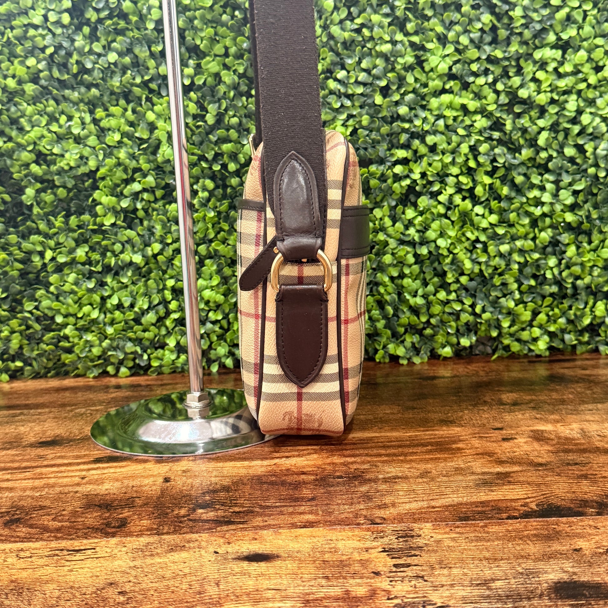 Burberry Haymarket Check Canvas Bag