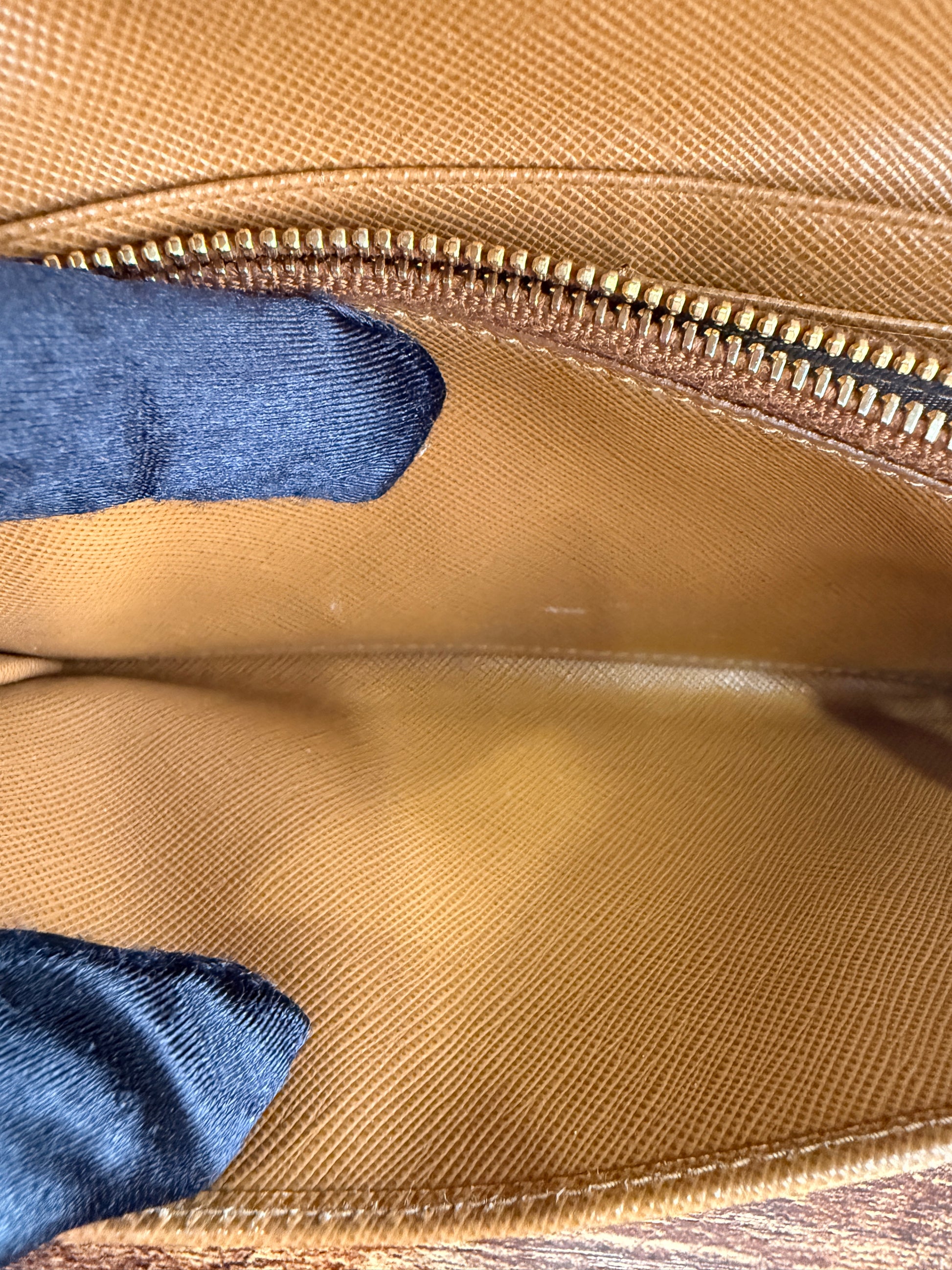Prada Beige Saffiano Continental Flap Wallet