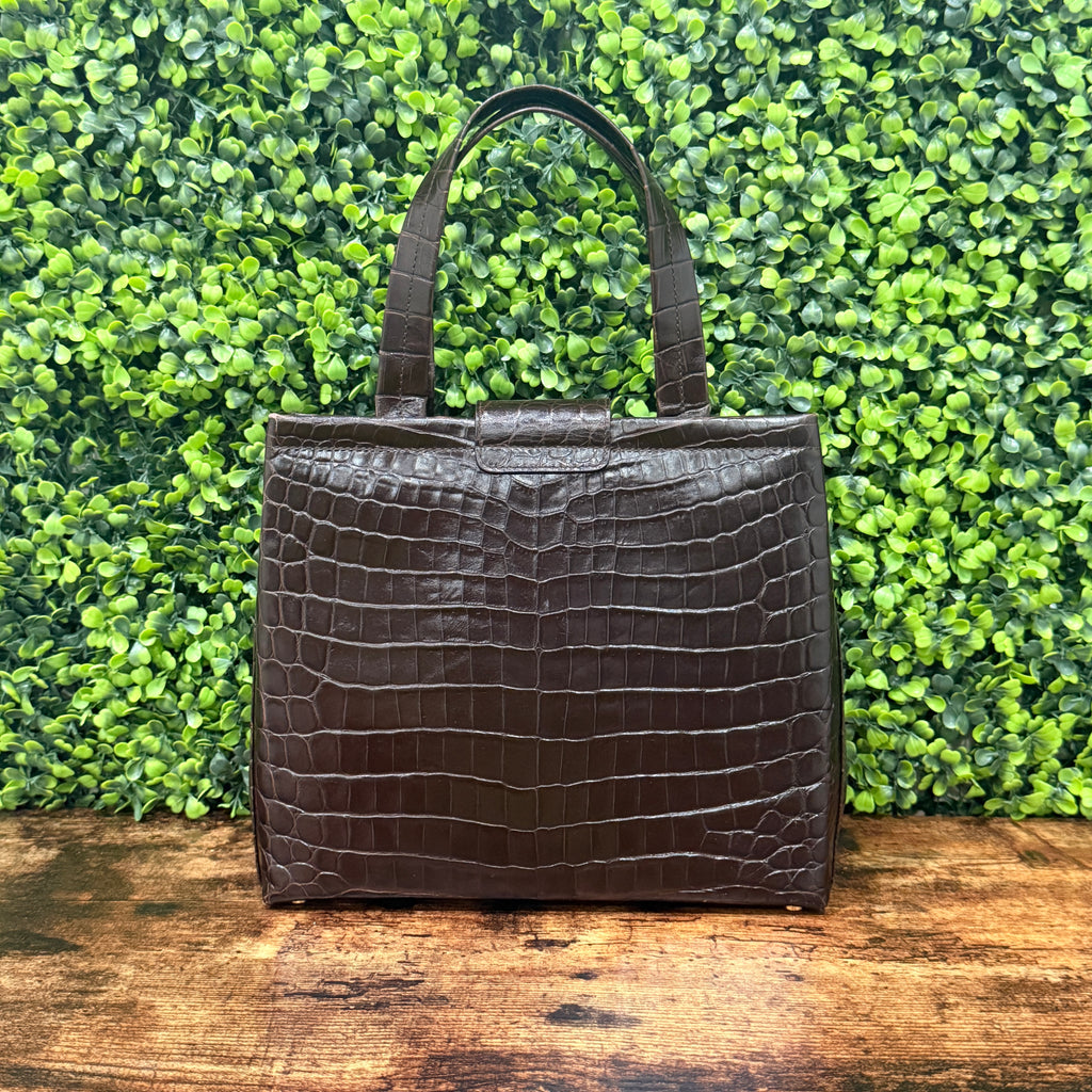 Salvatore Ferragamo Vera Leather Handbag