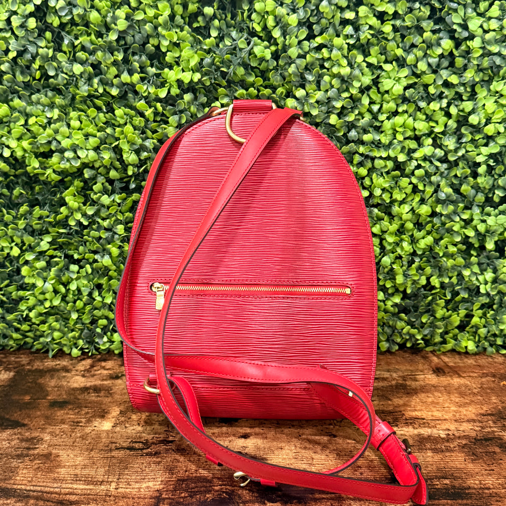 Louis Vuitton Mabillon Backpack Epi Red