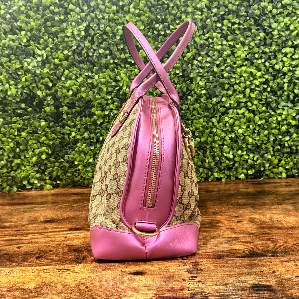 Gucci GG Canvas Heart Bit Pink