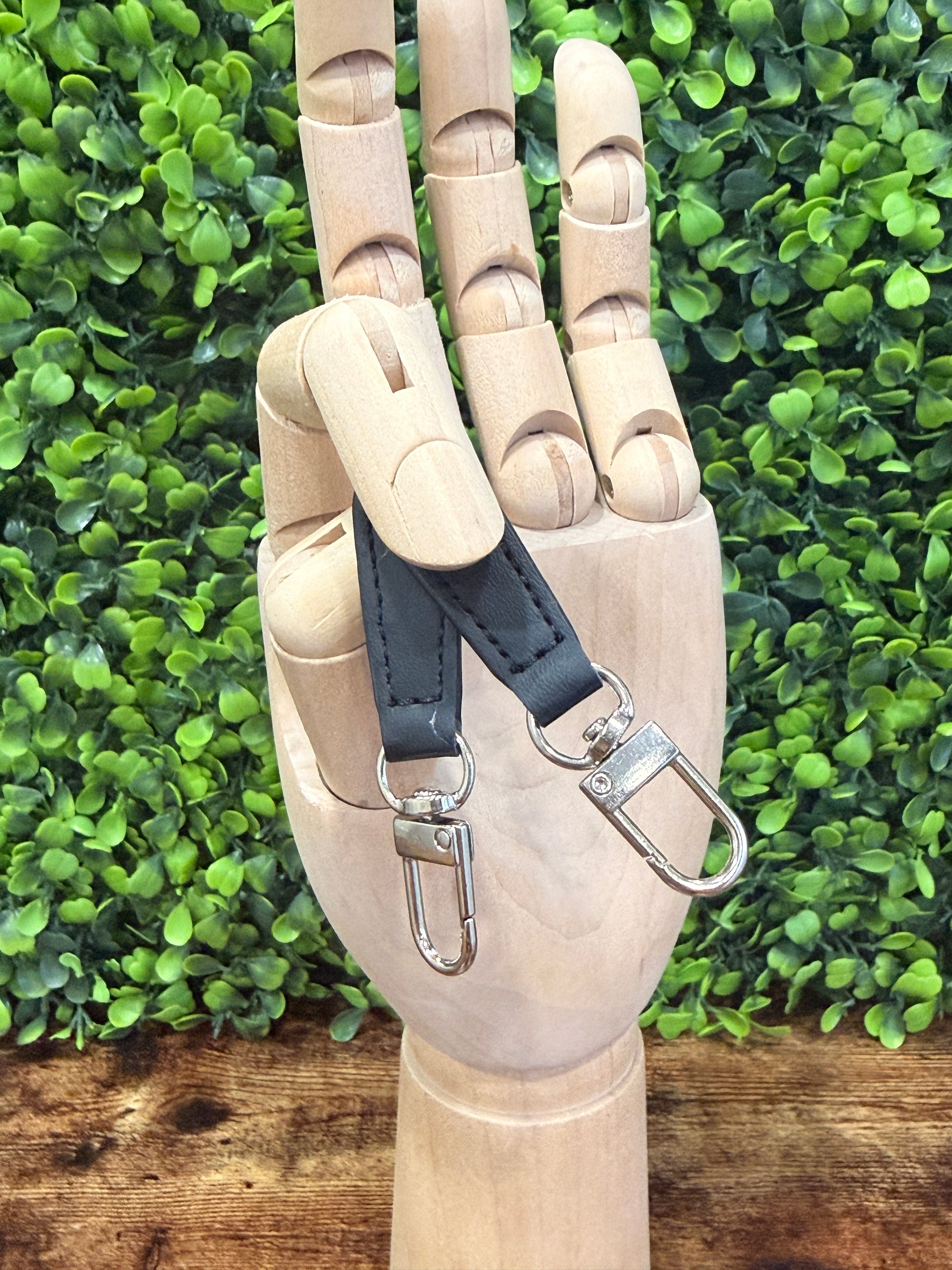 No-Brand Leather Zipper Pull Tag 2pc Set