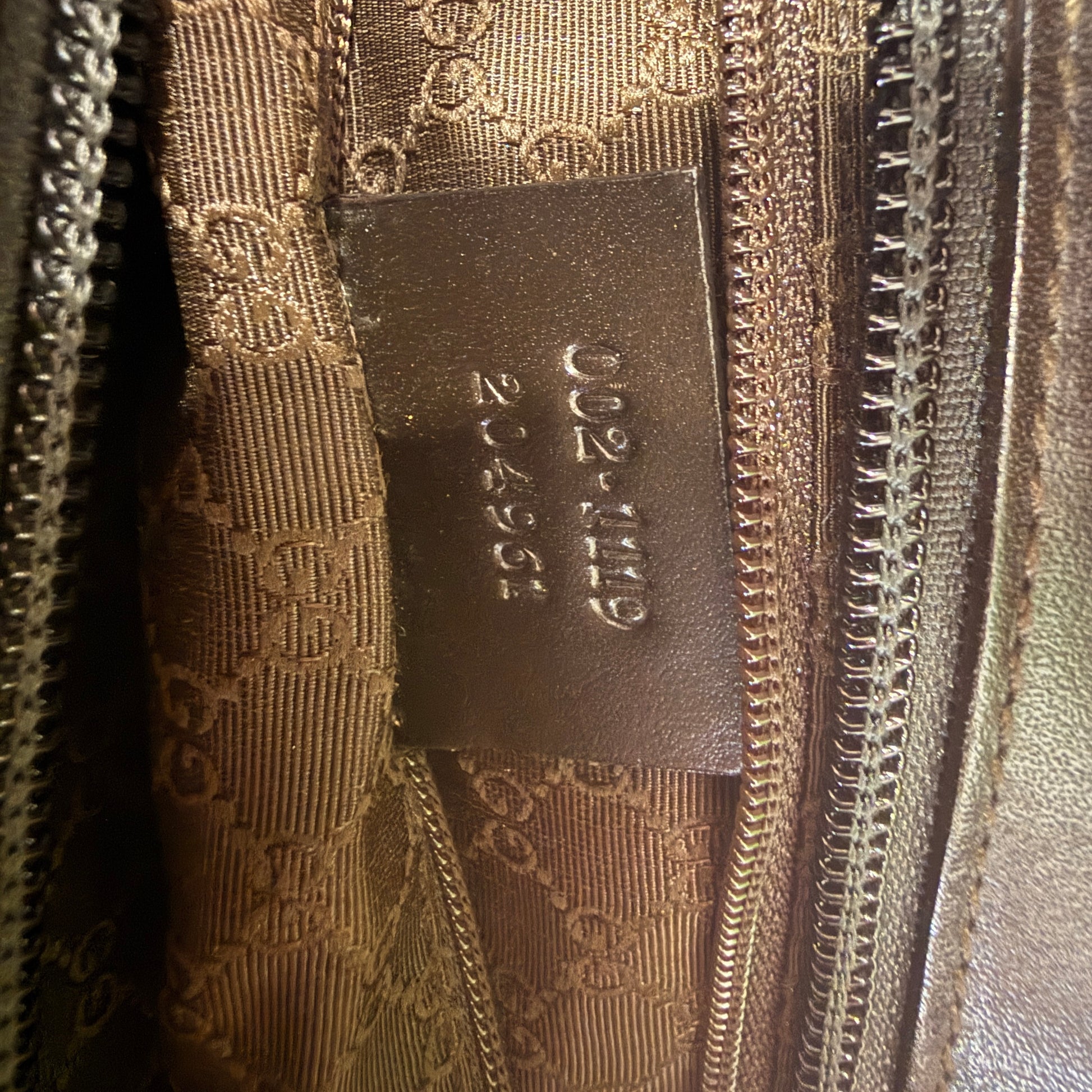 Gucci Vintage Web Sherry Line Tote Bag