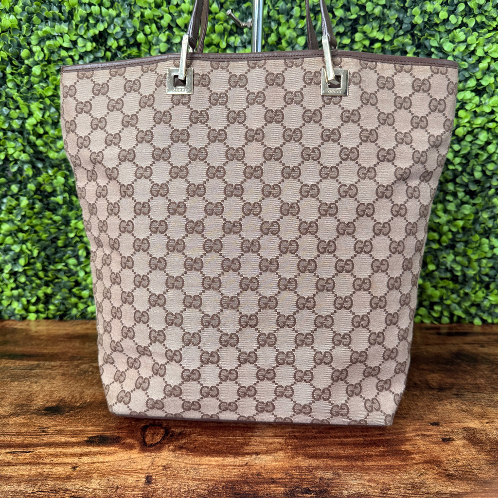 Gucci GG Canvas Bucket Tote Bag