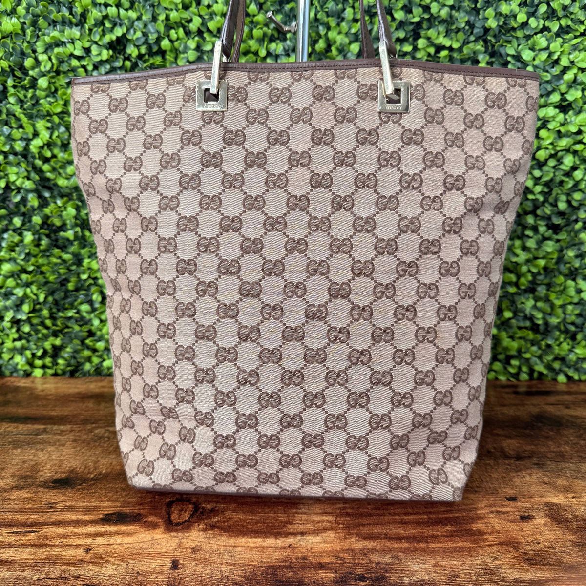 Gucci GG Canvas Bucket Tote Bag