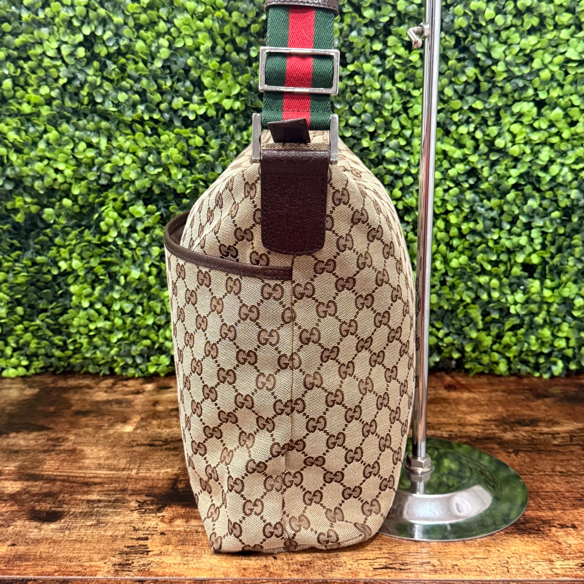 Gucci GG Canvas Web Crossbody Bag