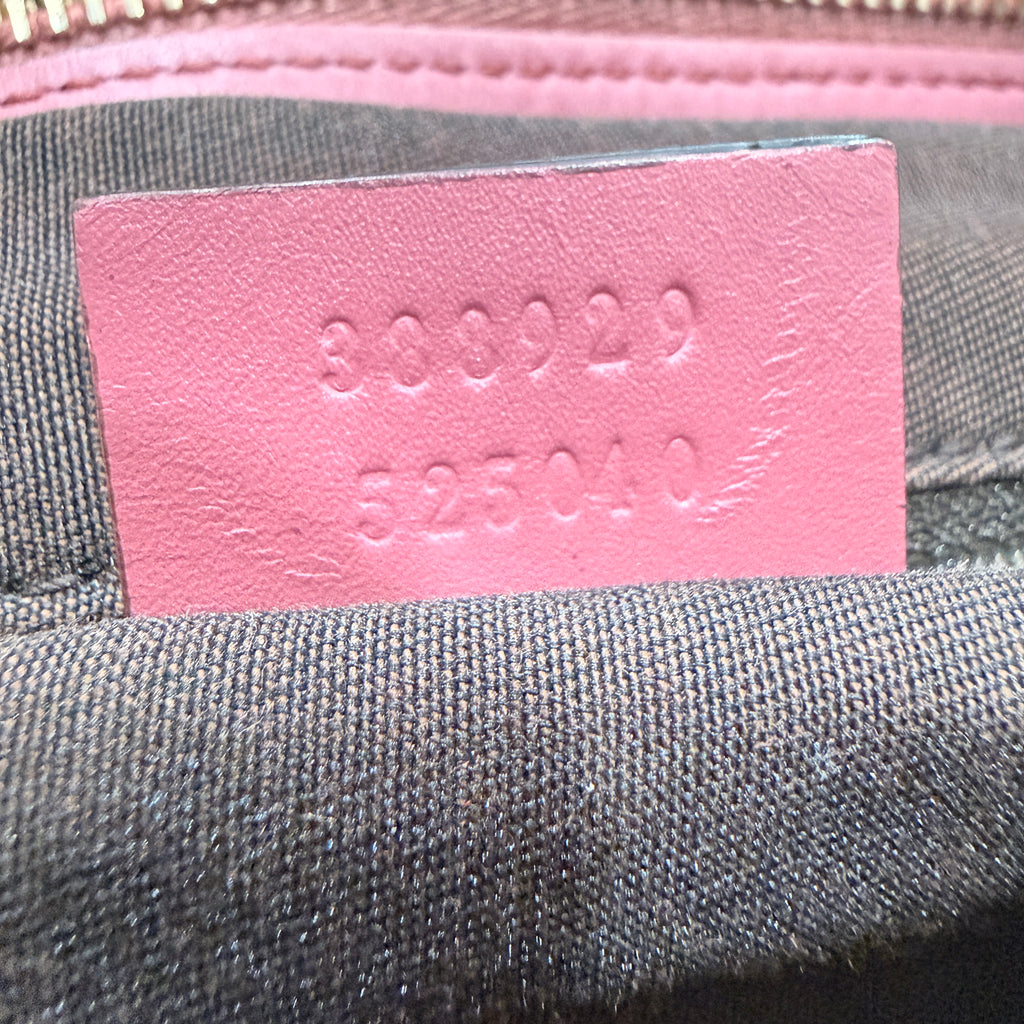 Gucci Canvas Bag Brown & Pink