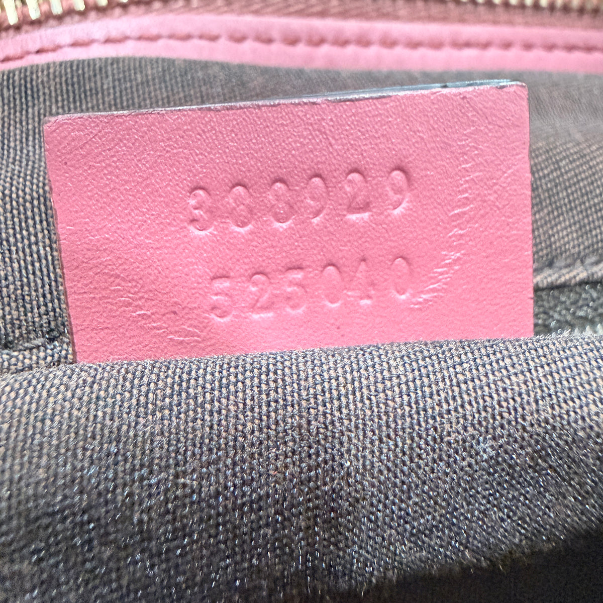 Gucci Canvas Bag Brown & Pink