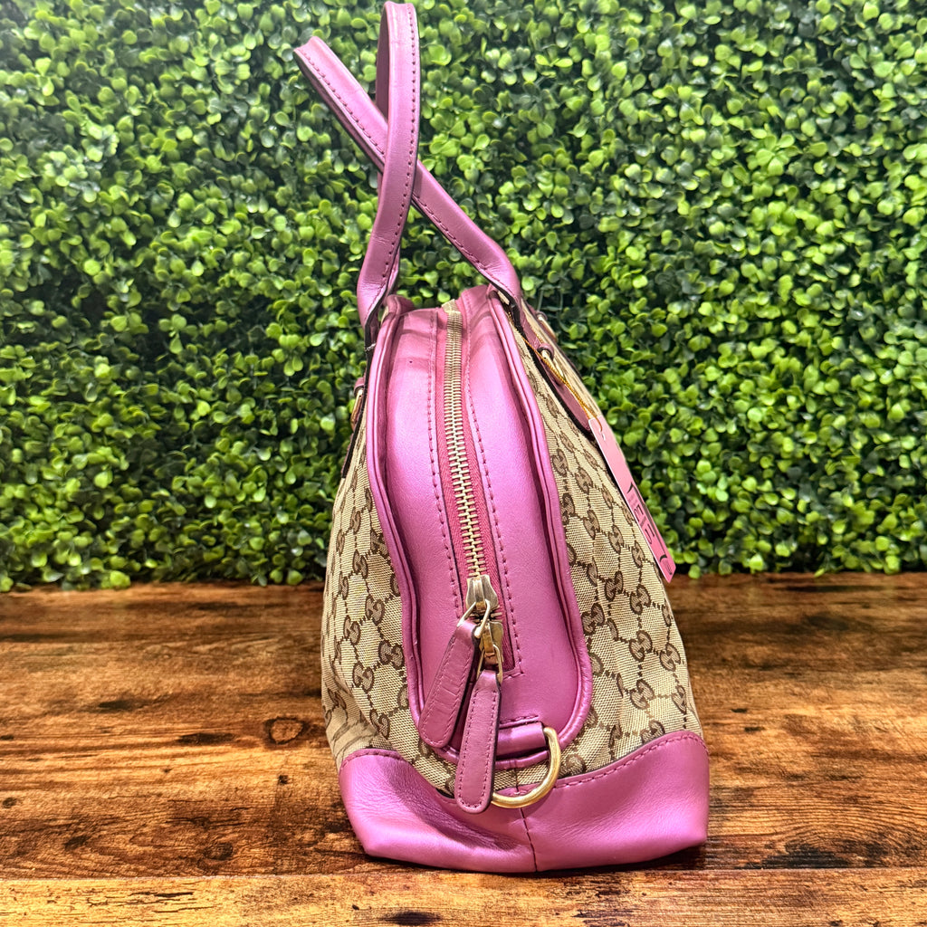 Gucci GG Canvas Heart Bit Pink