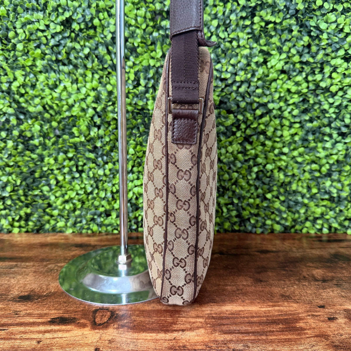 Gucci Canvas Crossbody Brown