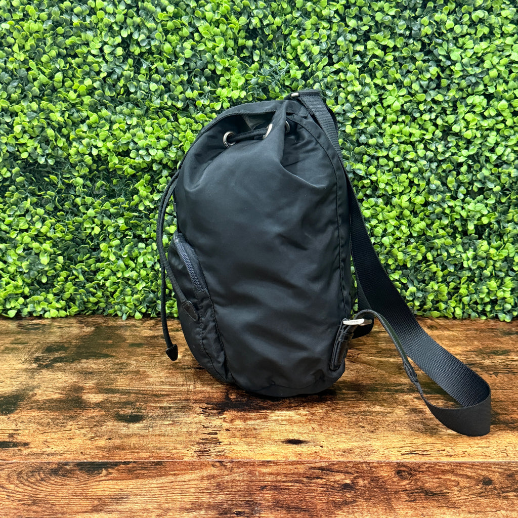 Prada Nylon Cinch Backpack