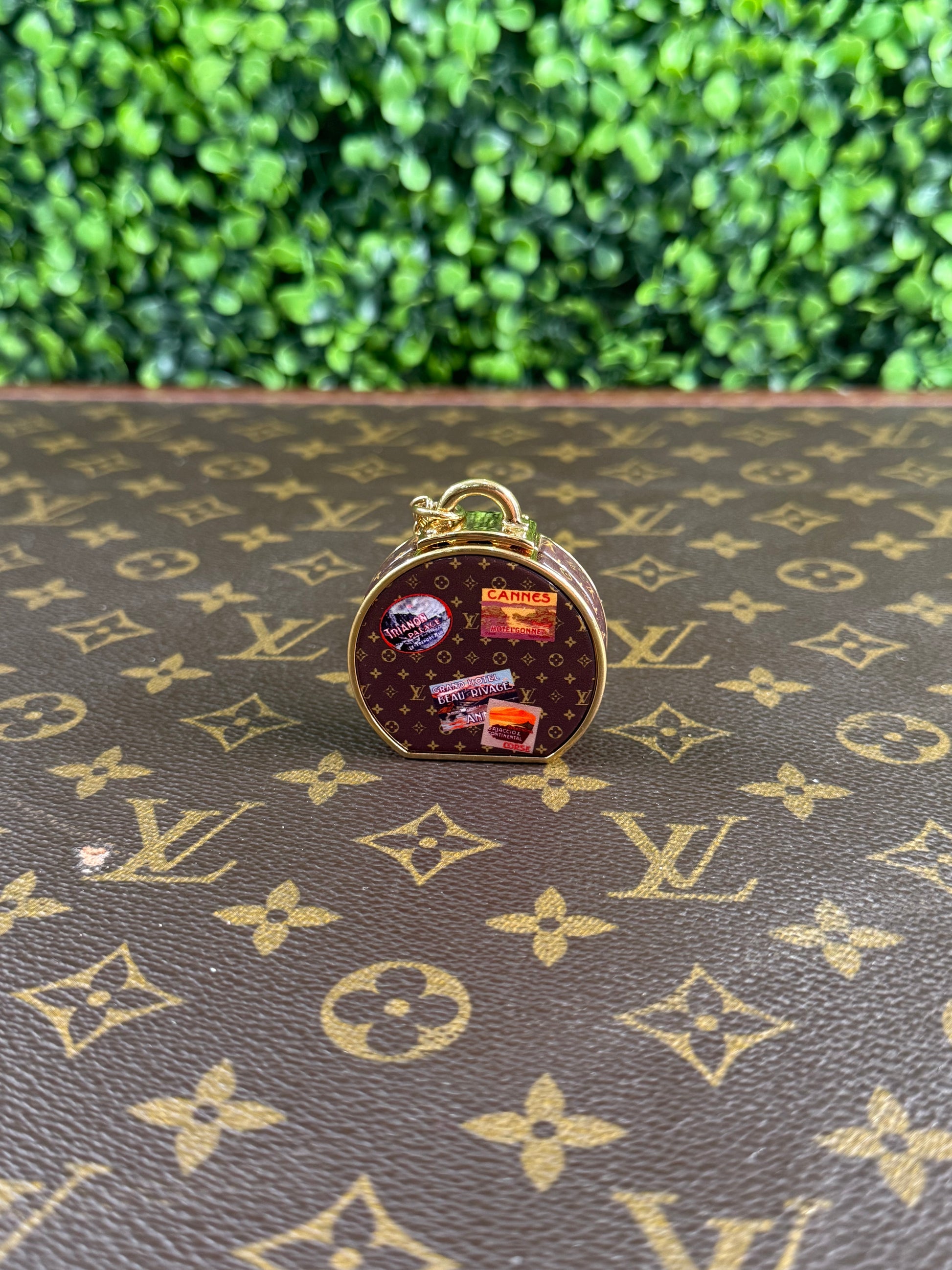 Louis Vuitton Monogram Hatbox Bag Charm