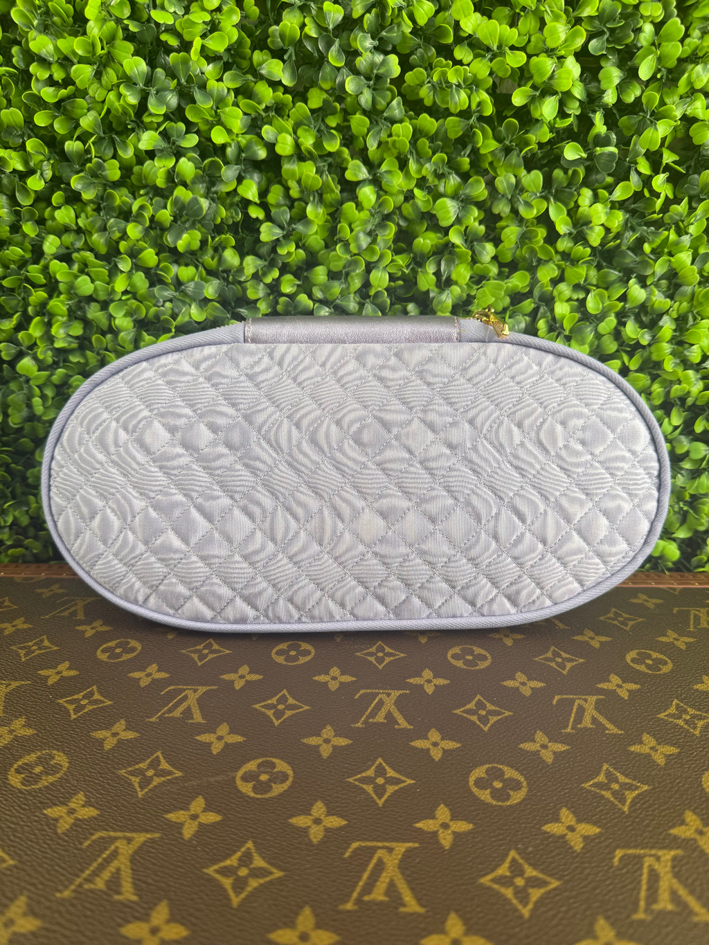 Gucci Lilac GG Quilted Flat Sandals