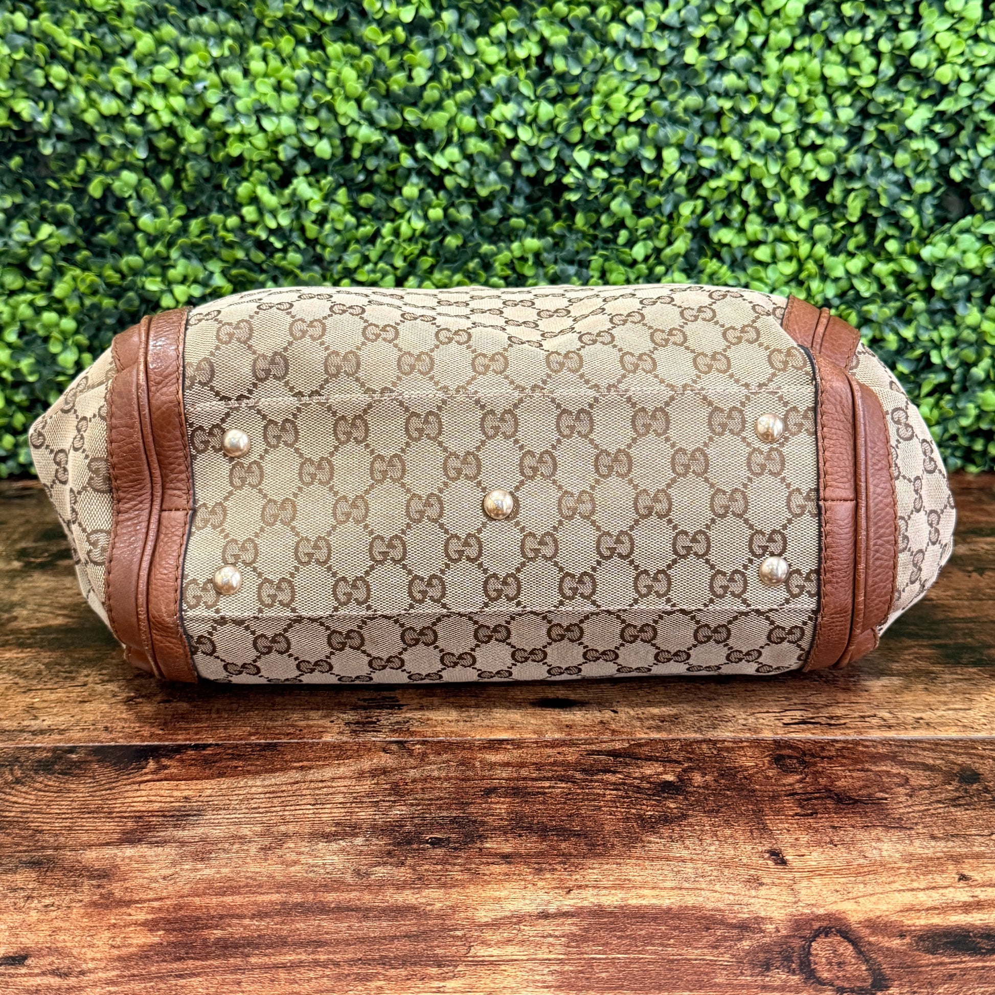 Gucci Bella GG Canvas Hobo Bag