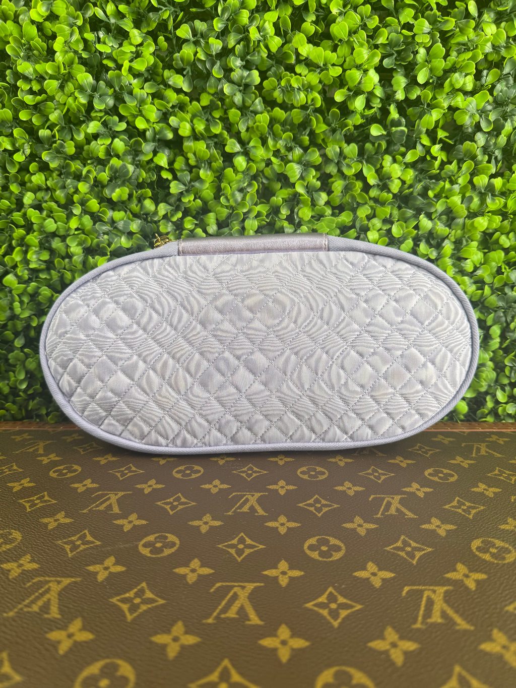 Gucci Lilac GG Quilted Flat Sandals