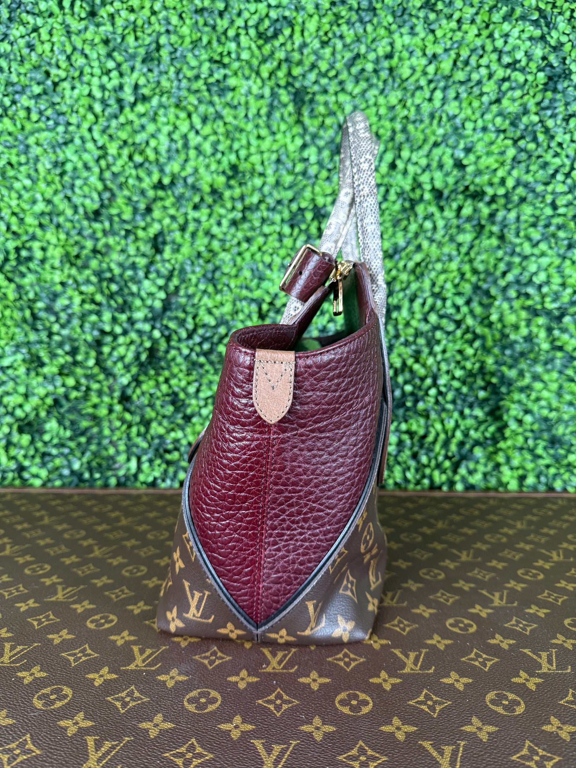 Louis Vuitton Ostrich & Python Majestuex MM