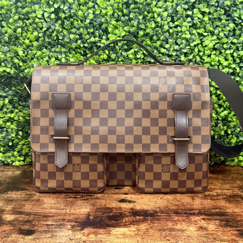 Louis Vuitton Damier Ebene Broadway Messenger Bag