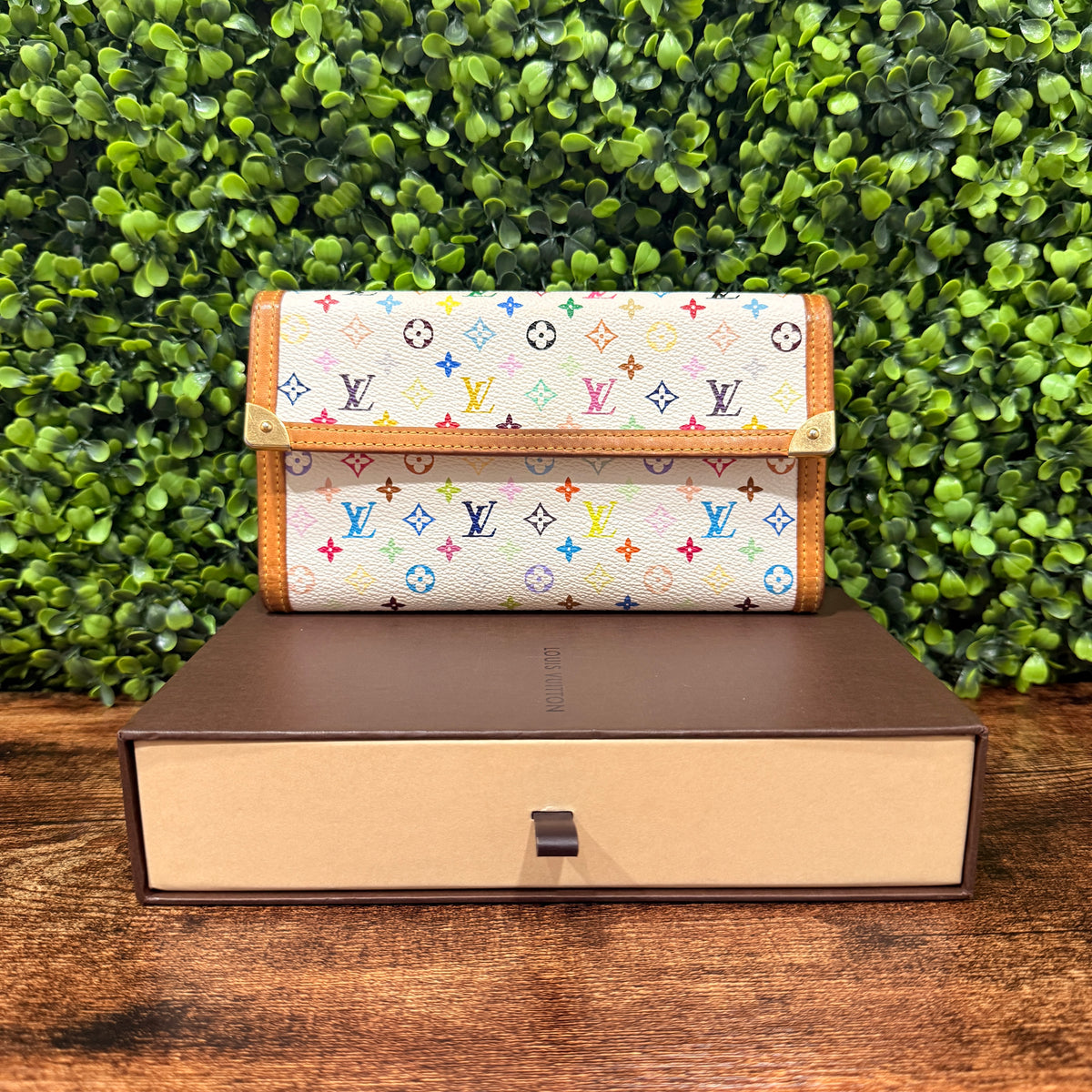 Louis Vuitton Monogram Multicolor Porte Tresor Wallet