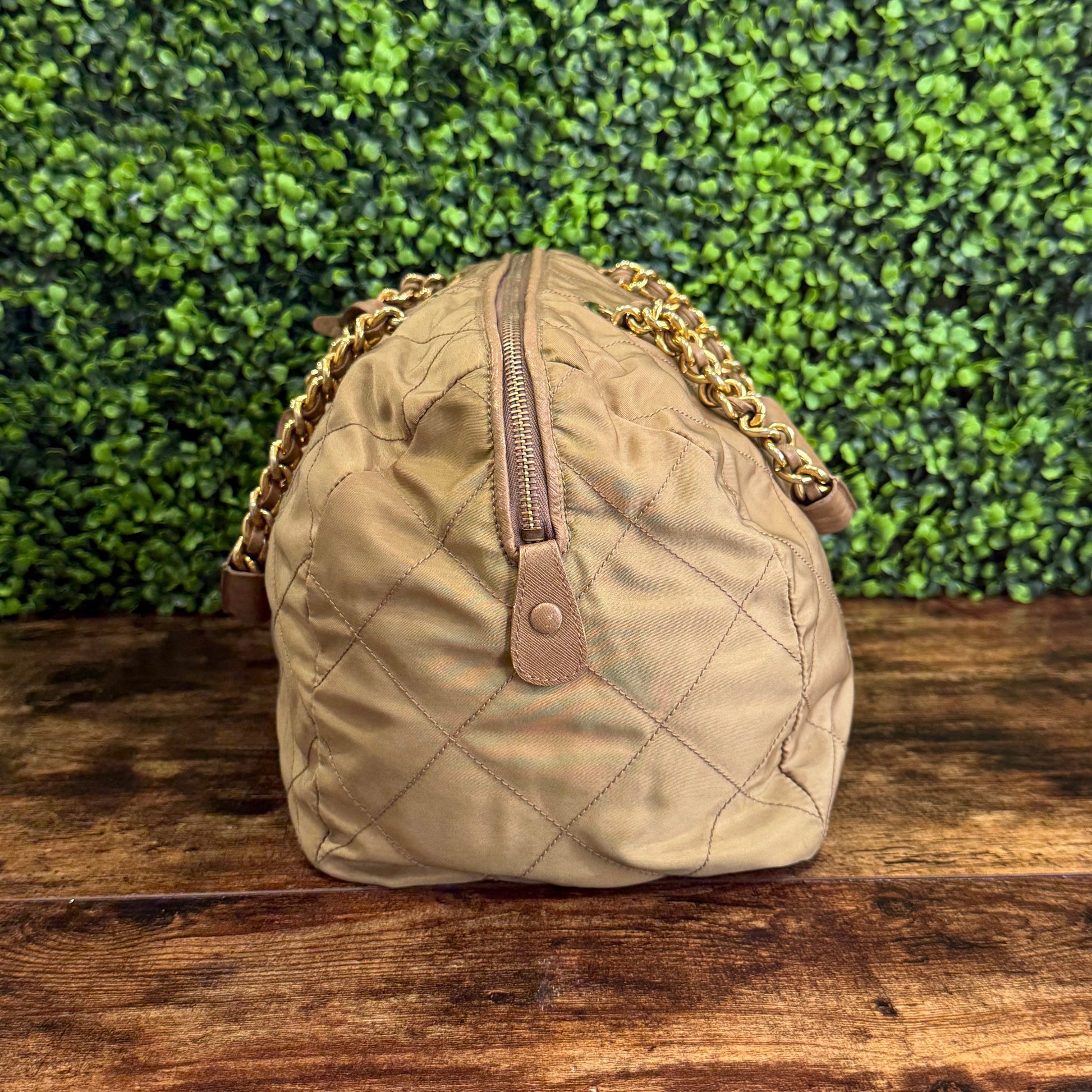 Prada Quilted Nylon Handbag