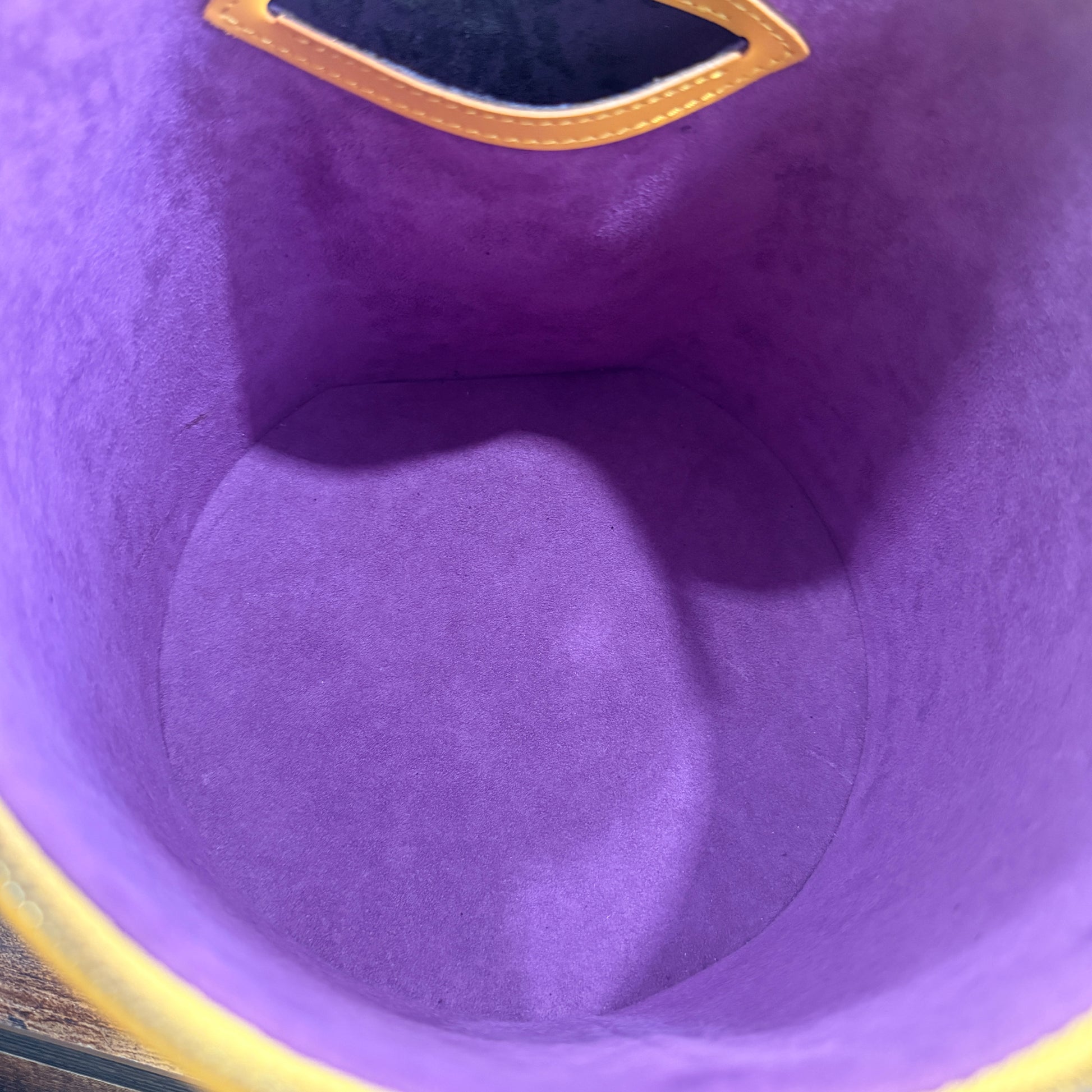 Louis Vuitton Yellow Epi Cannes Handbag