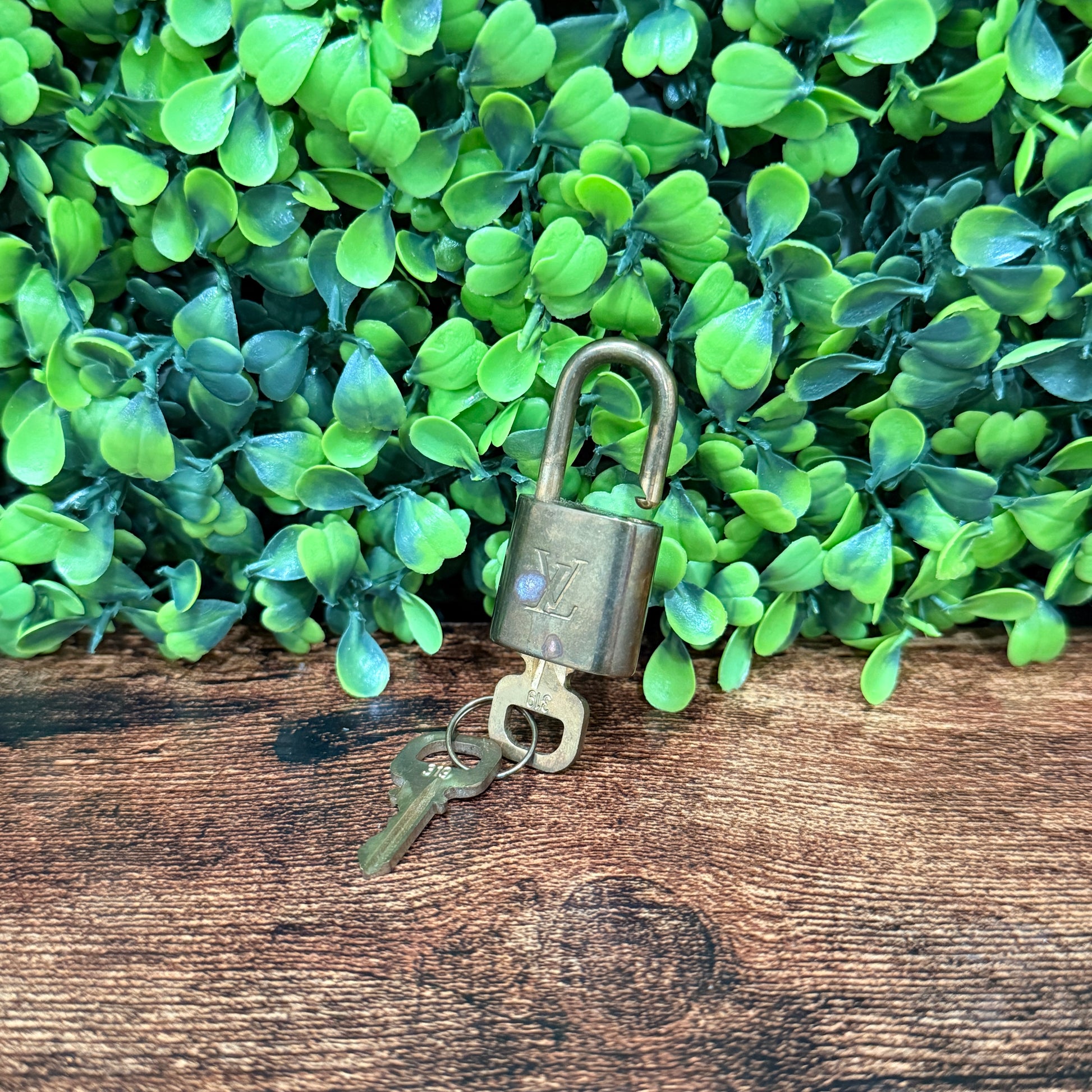 Louis Vuitton Padlock & 2 Key Set 319