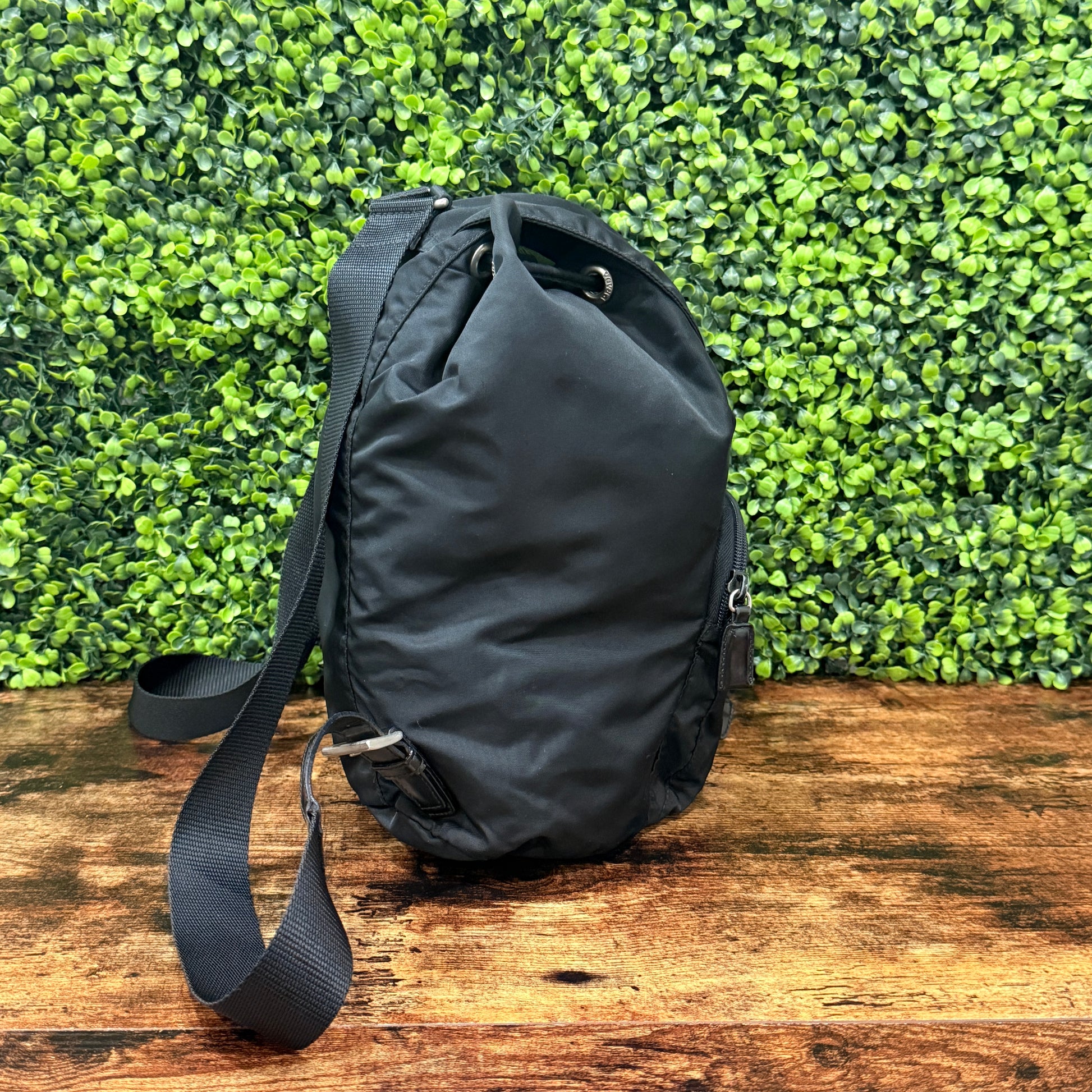 Prada Nylon Cinch Backpack