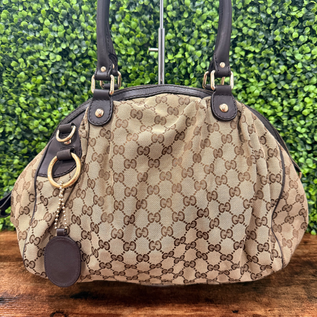 Gucci GG Canvas Sukey Brown