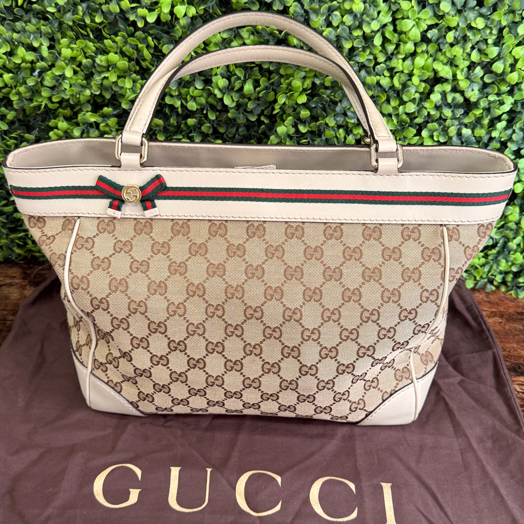 Gucci GG Canvas Mayfair Tote Bag