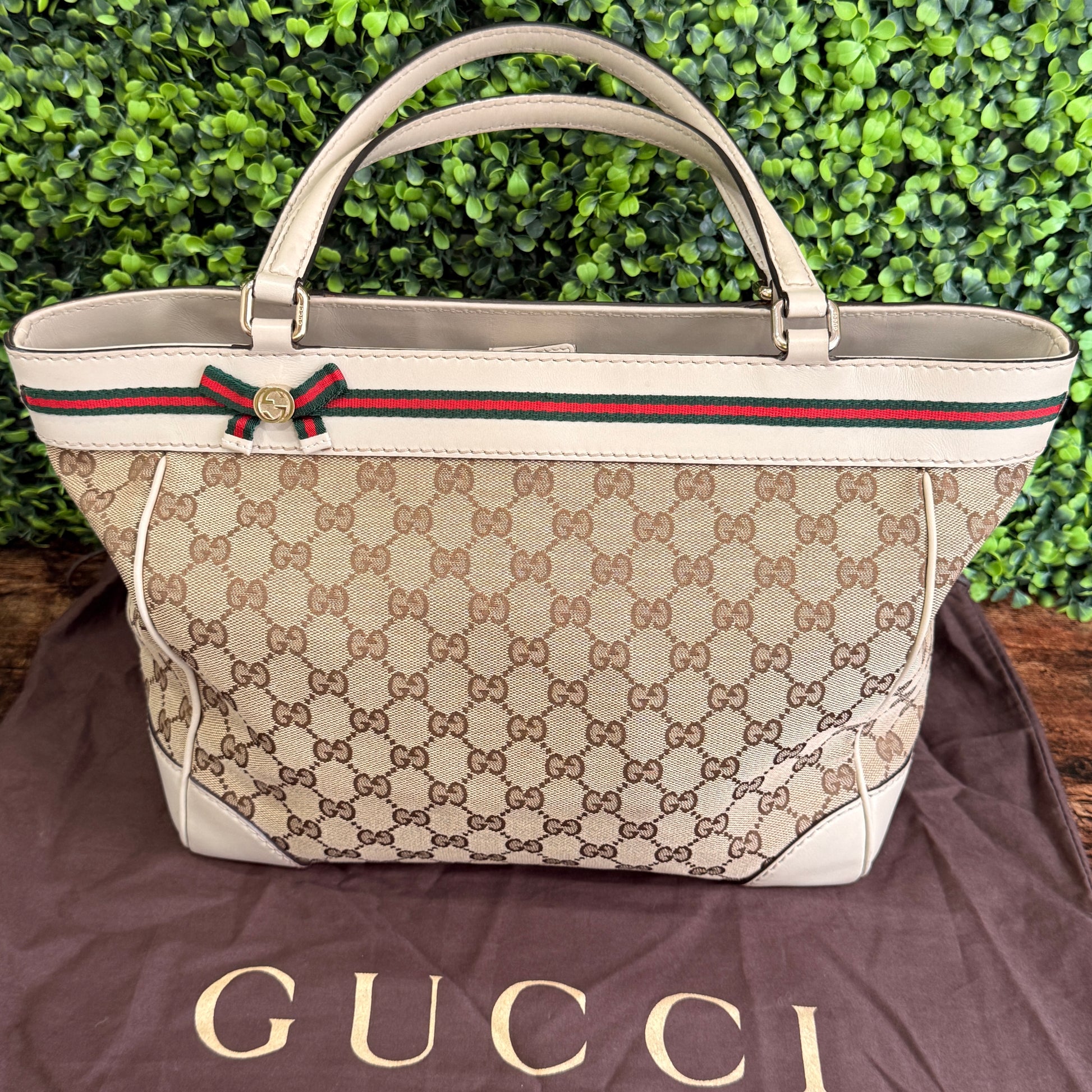 Gucci GG Canvas Mayfair Tote Bag
