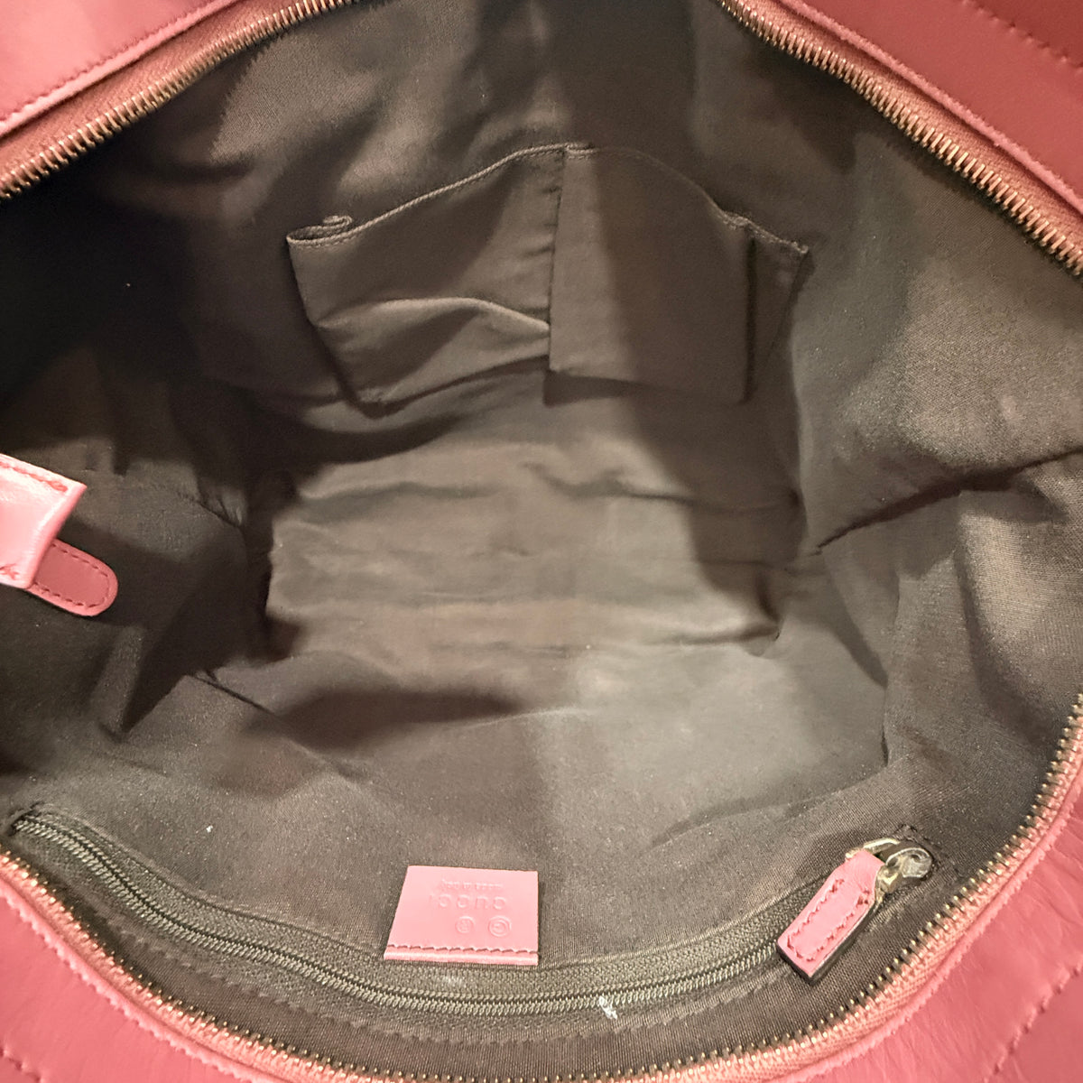 Gucci Canvas Bag Brown & Pink