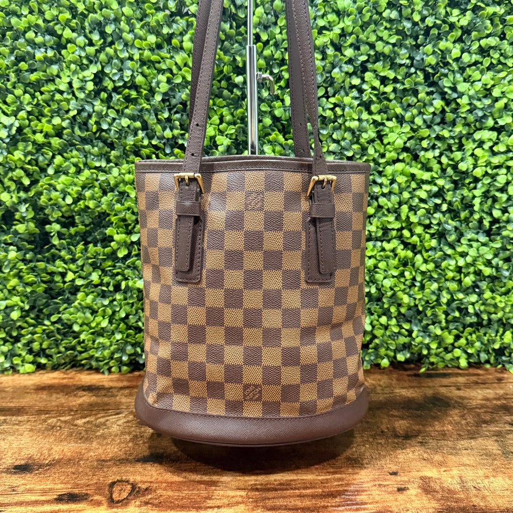 Louis Vuitton Marais Bucket Bag Damier Ebene