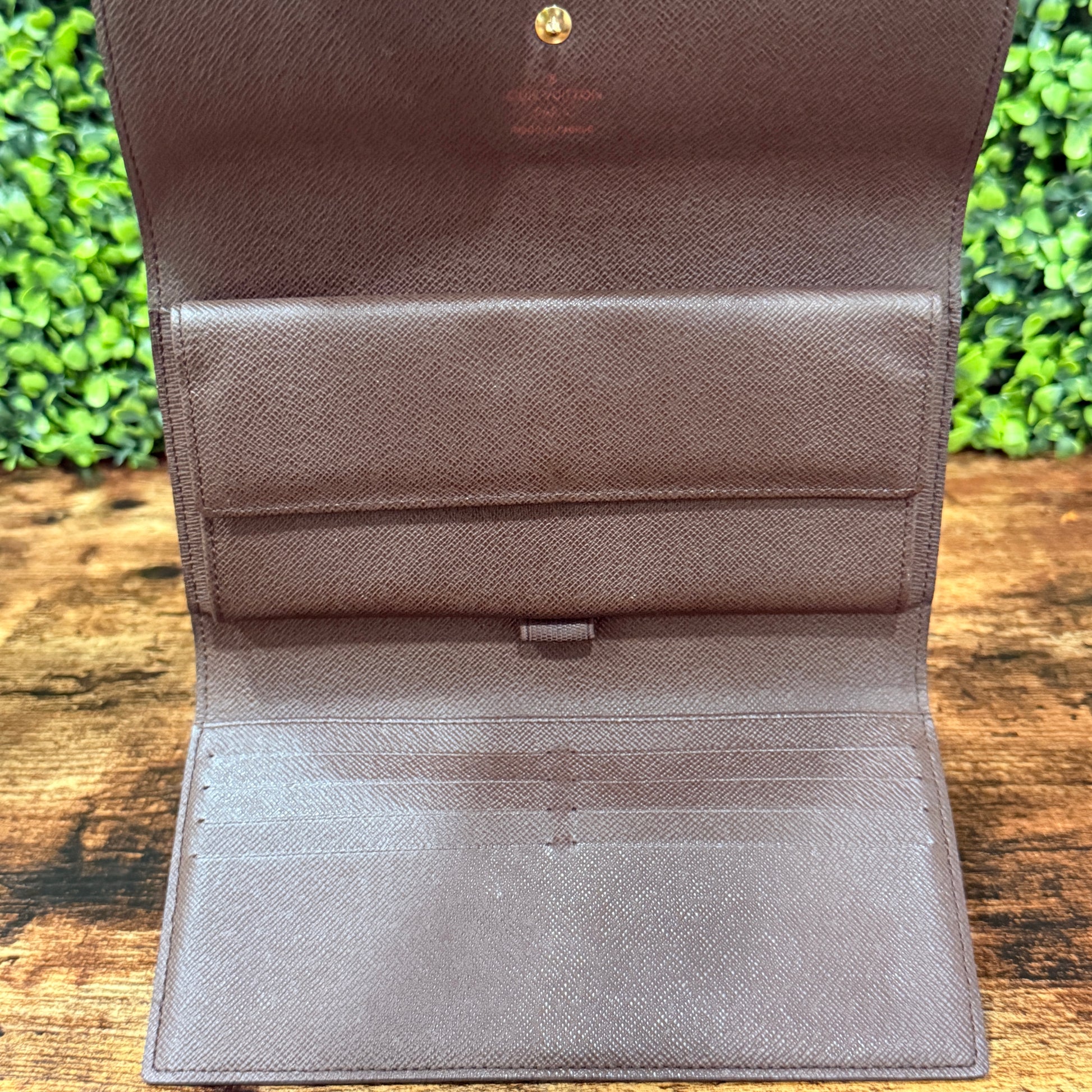 Louis Vuitton Sarah Wallet Damier Ebene