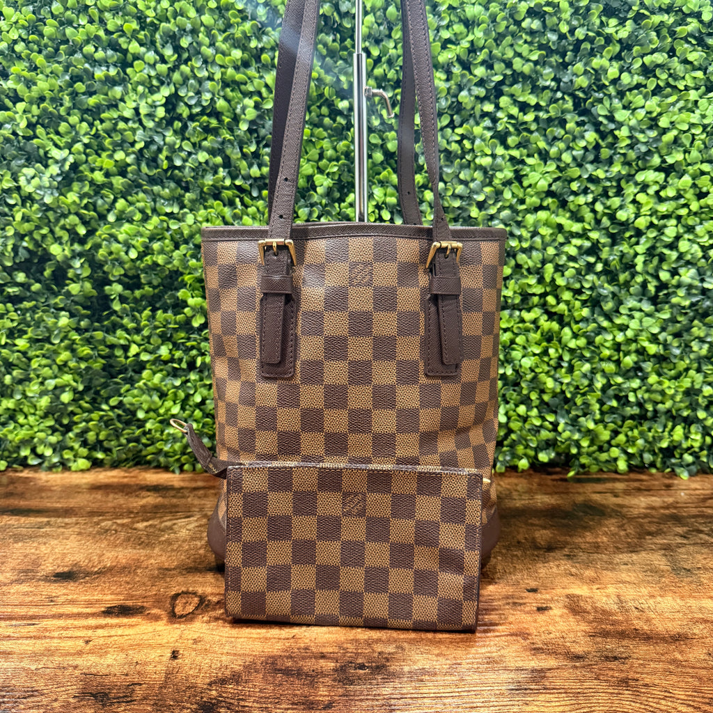 Louis Vuitton Marais Bucket Bag Damier Ebene