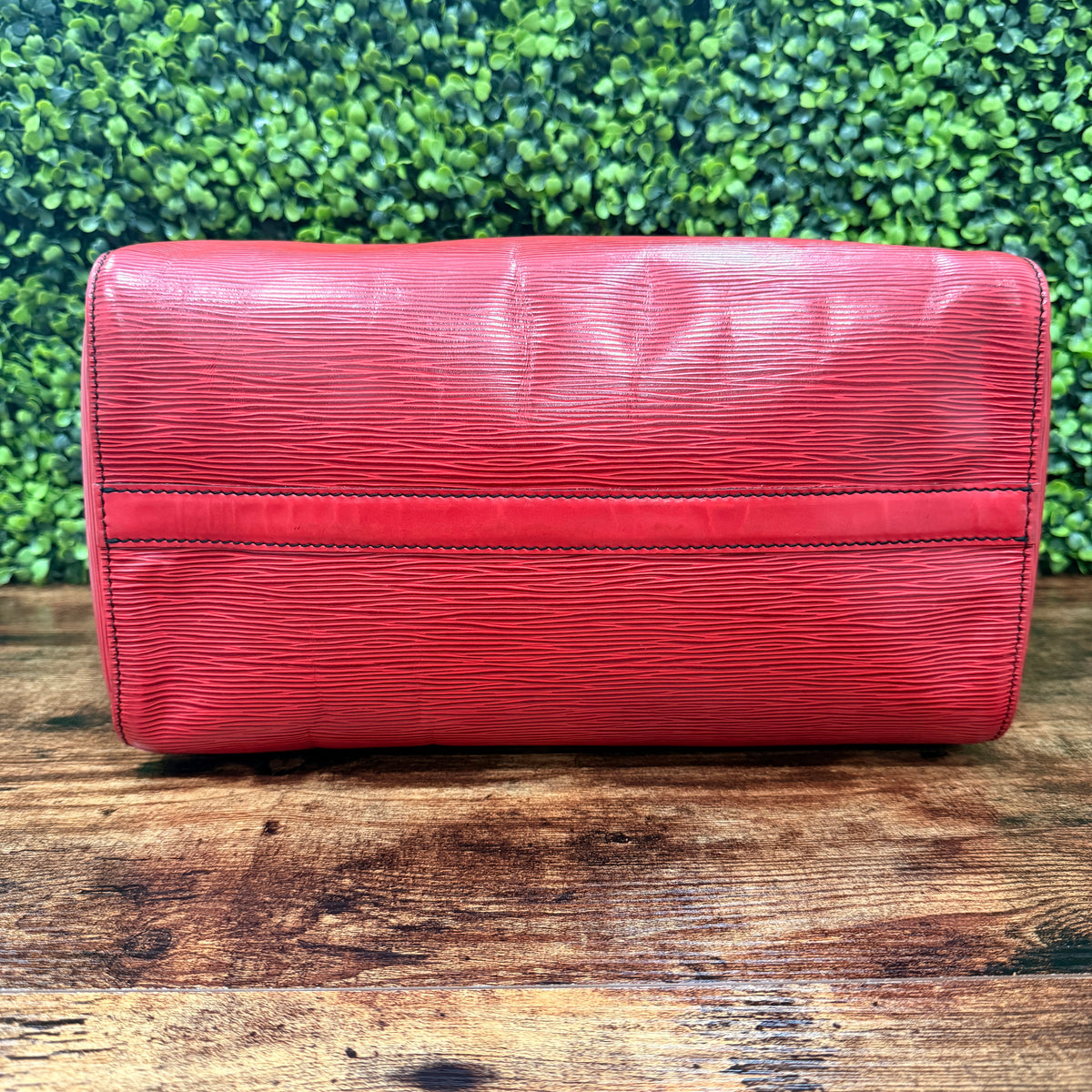 Louis Vuitton Red Speedy 30 Epi