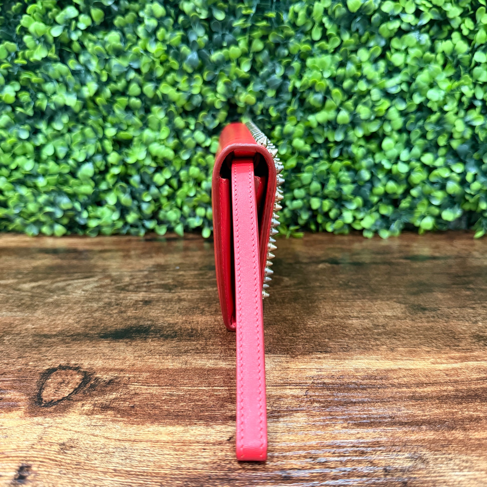 Louboutin Wristlet Wallet Red