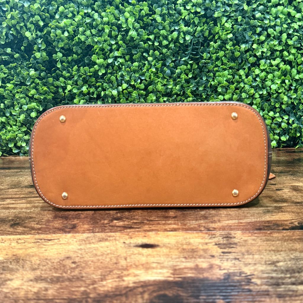 Celine Macadam Handbag Brown