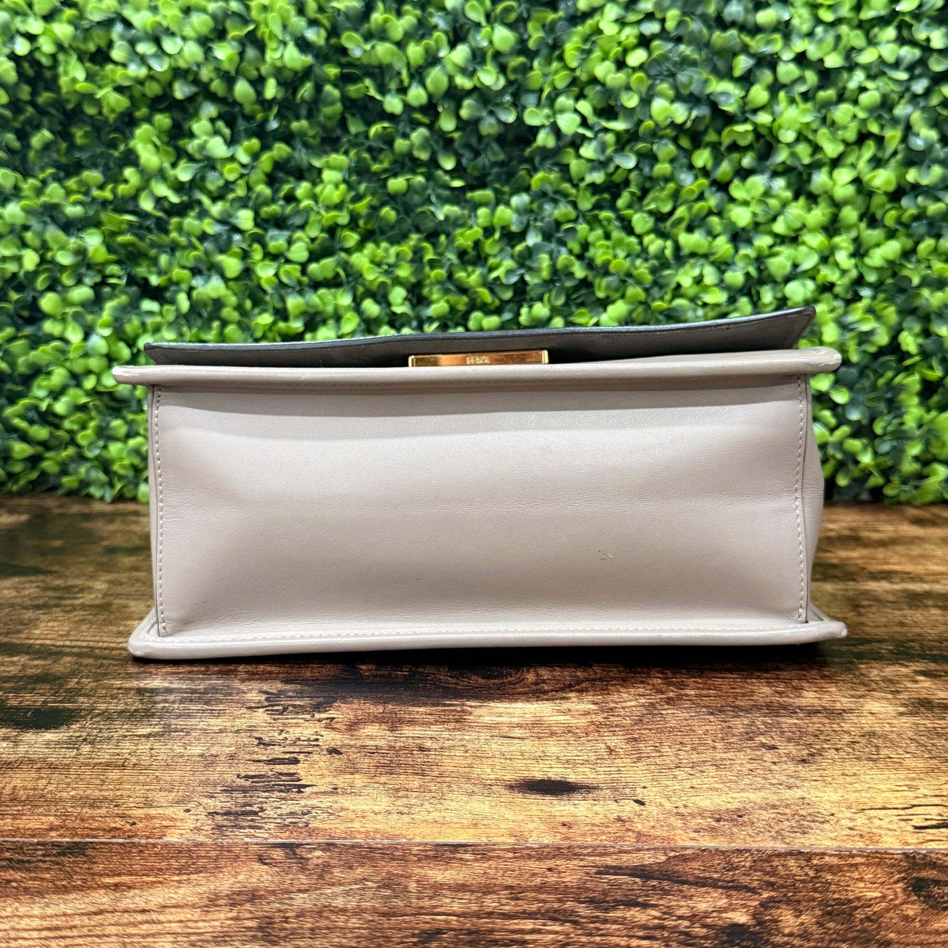 Fendi Kan I F Beige Shoulder Bag