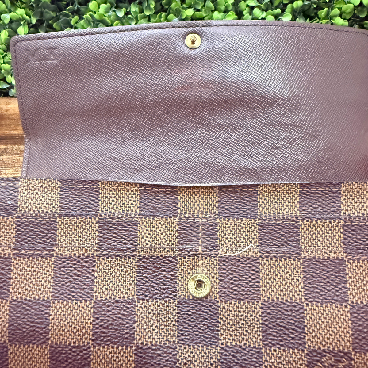 Louis Vuitton Sarah Wallet Damier Ebene