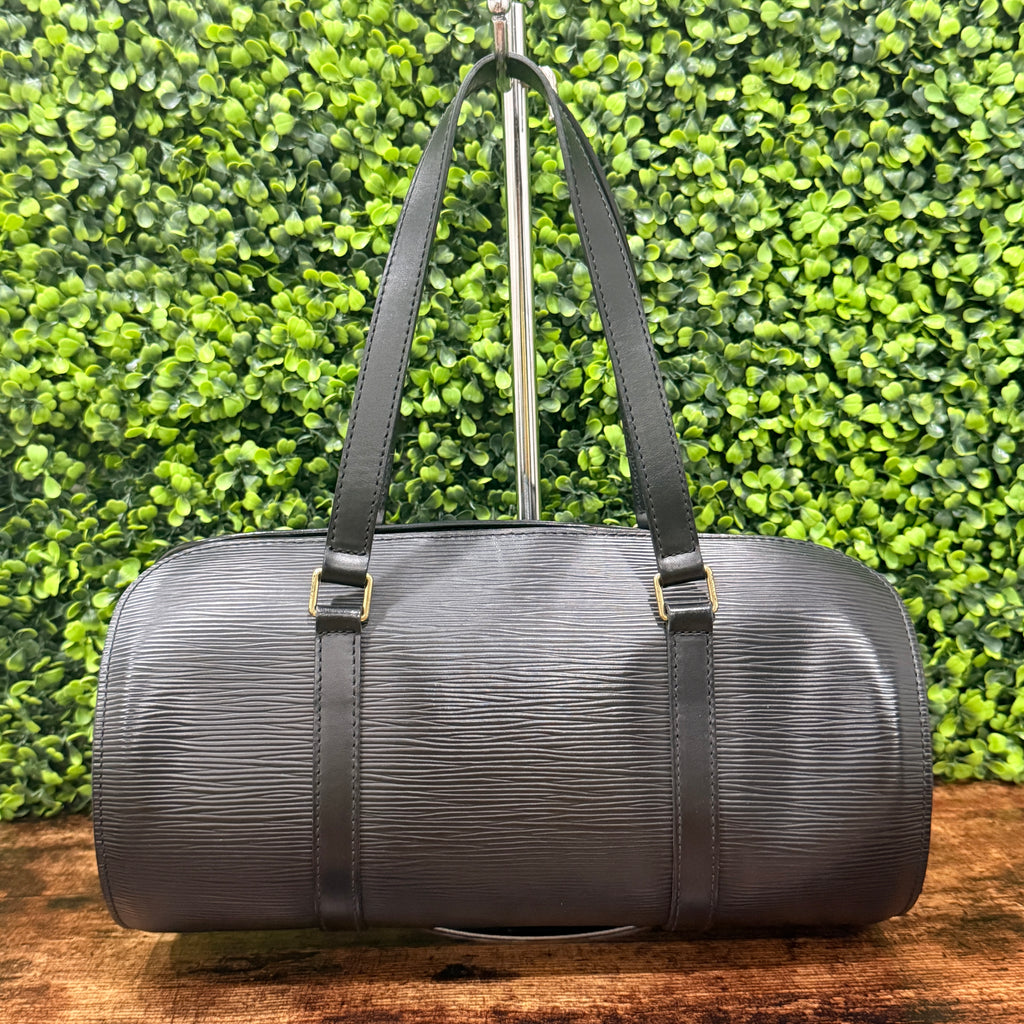 Louis Vuitton Epi Black Pavilion Handbag