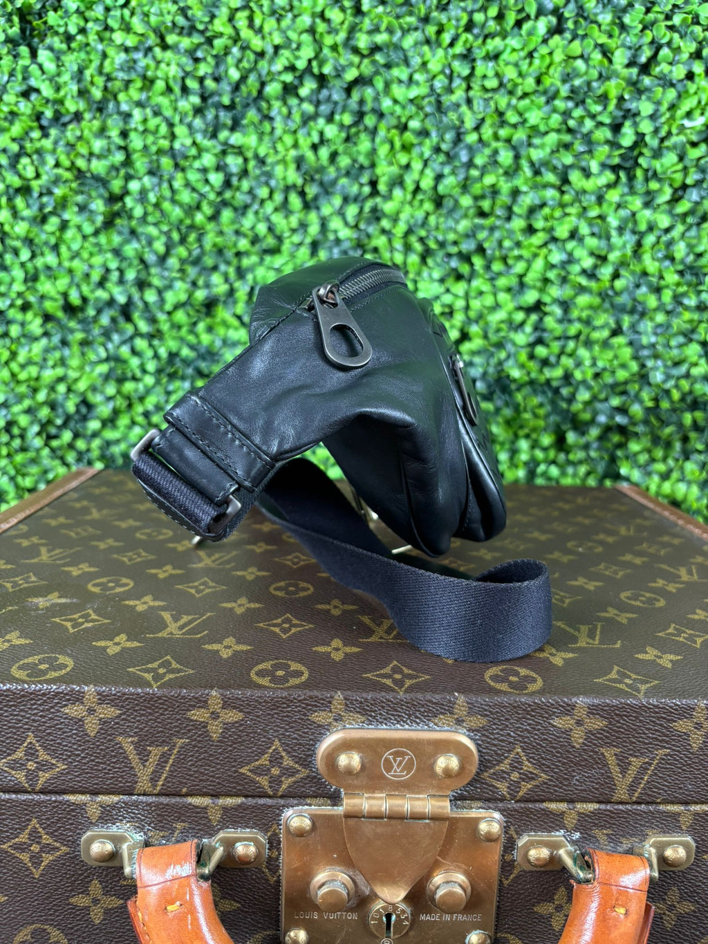 Bottega Veneta Black Intrecciato Belt Bag