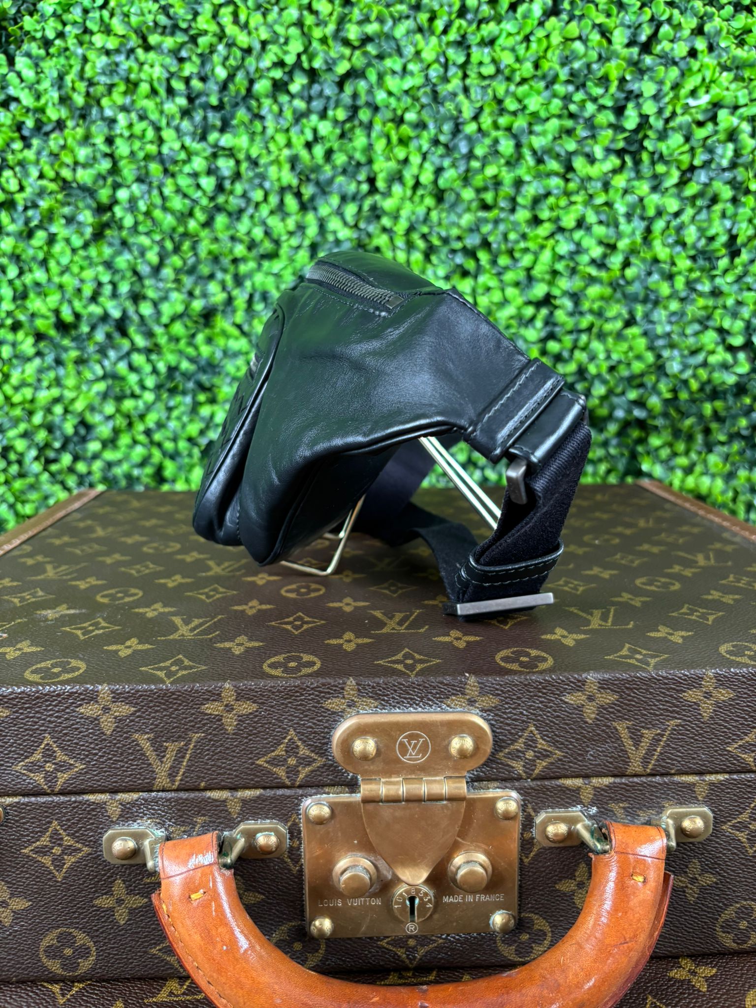 Bottega Veneta Black Intrecciato Belt Bag